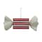 13.25" Red & White Glitter Jumbo Peppermint Stripes Candy Ornament by Ashland®